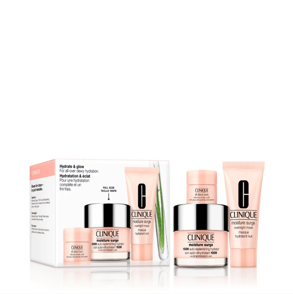 Clinique Hydrate + Glow Skincare Set